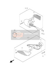 997SO12177, Bulb 12V/10W Ba, Suzuki, 2